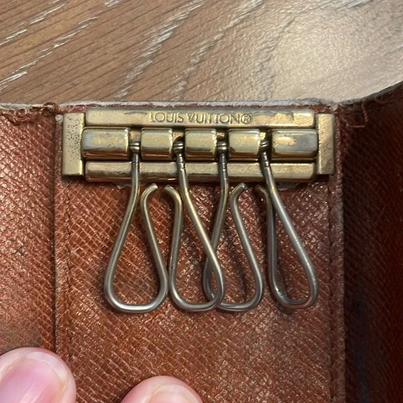 LOUIS VUITTON - set of 2 wallets - zip monogram long wallet and key holder - Picture 8 of 8